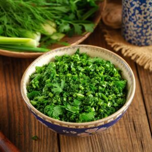 سبزی قلیه ماهی جنوبی