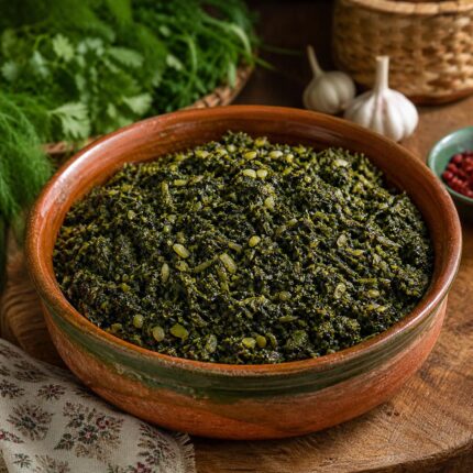 سبزی خورشتی جنوبی سرخ شده